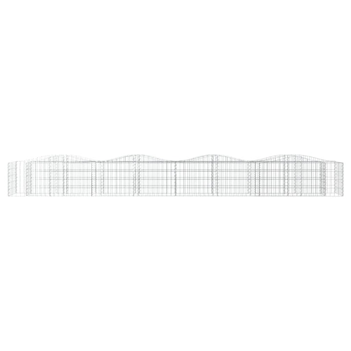 buet gabion-højbed 400x50x50 cm galvaniseret jern