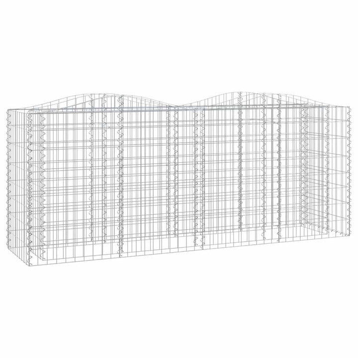 buet gabion-højbed 200x50x100 cm galvaniseret jern