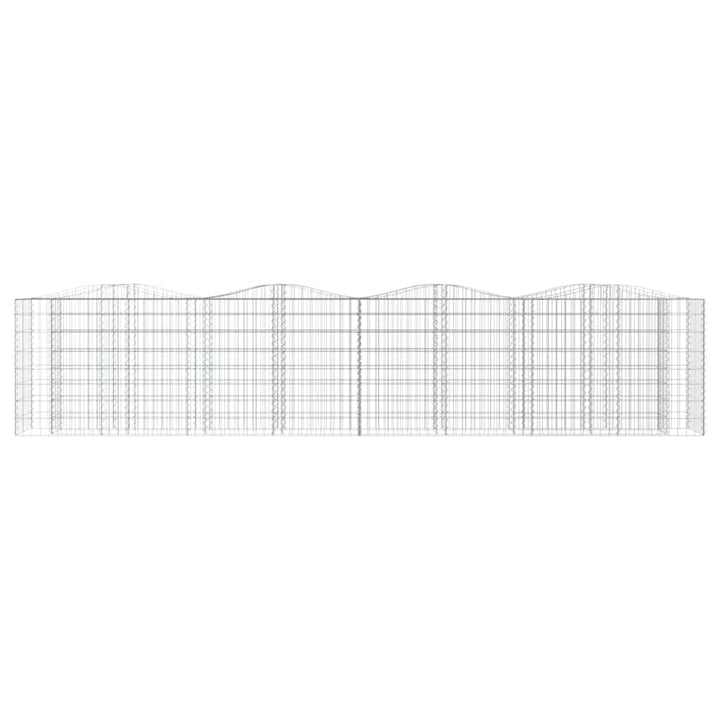 buet gabion-højbed 400x50x100 cm galvaniseret jern