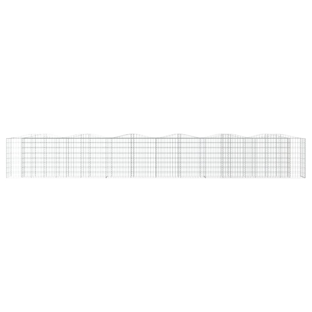 buet gabion-højbed 600x50x100 cm galvaniseret jern