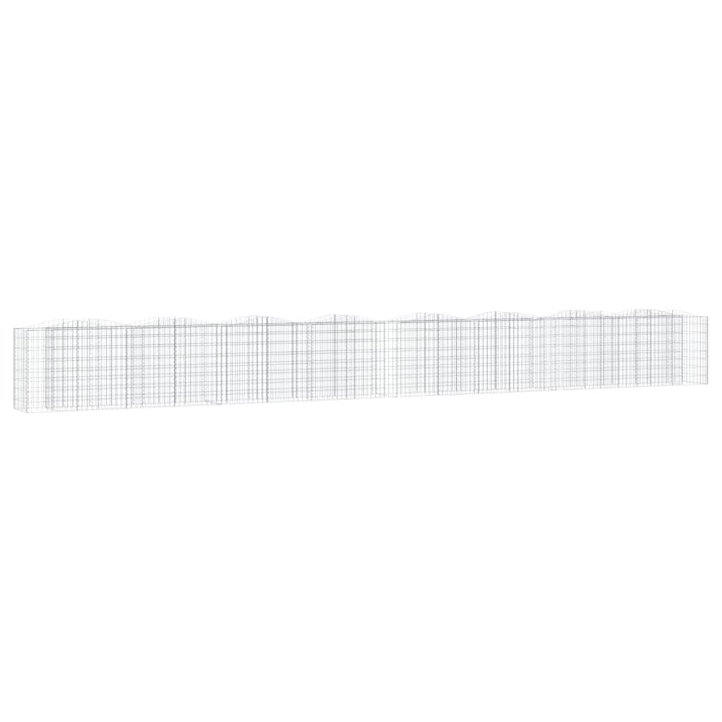 buet gabion-højbed 800x50x100 cm galvaniseret jern