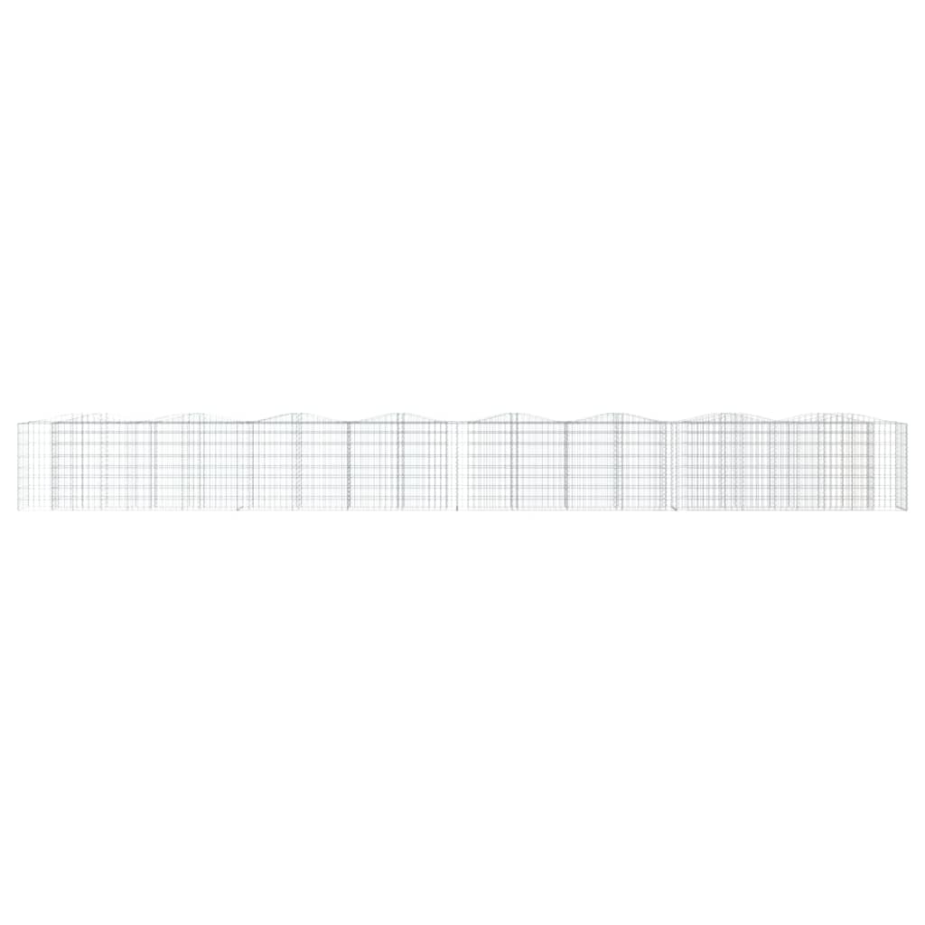 buet gabion-højbed 800x50x100 cm galvaniseret jern