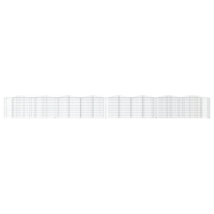 buet gabion-højbed 800x50x100 cm galvaniseret jern