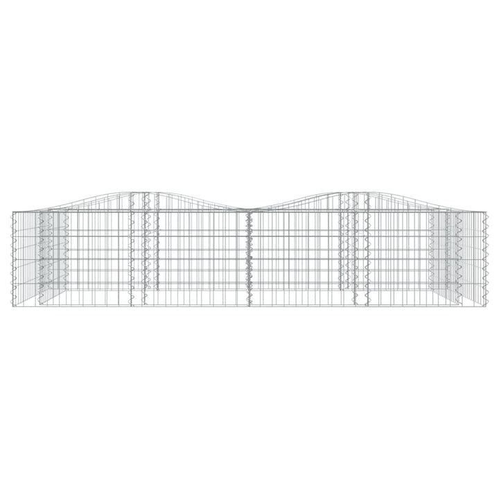 buet gabion-højbed 200x100x50 cm galvaniseret jern