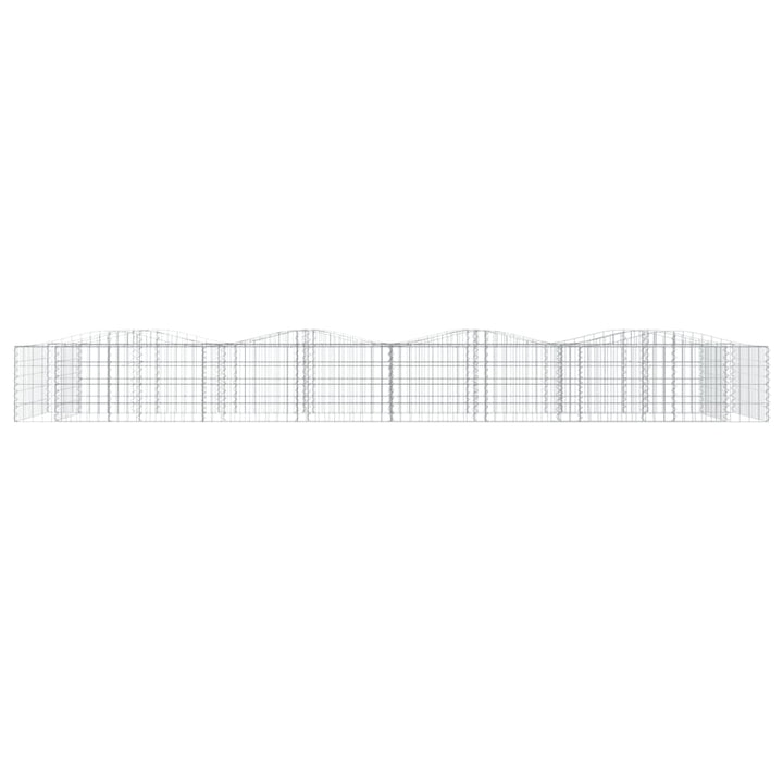 buet gabion-højbed 600x100x50 cm galvaniseret jern