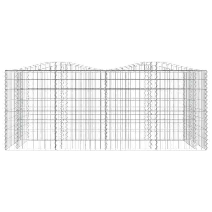 buet gabion-højbed 200x100x100 cm galvaniseret jern