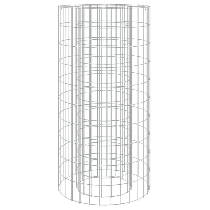 gabion-bålkurv Ø 50 cm galvaniseret jern
