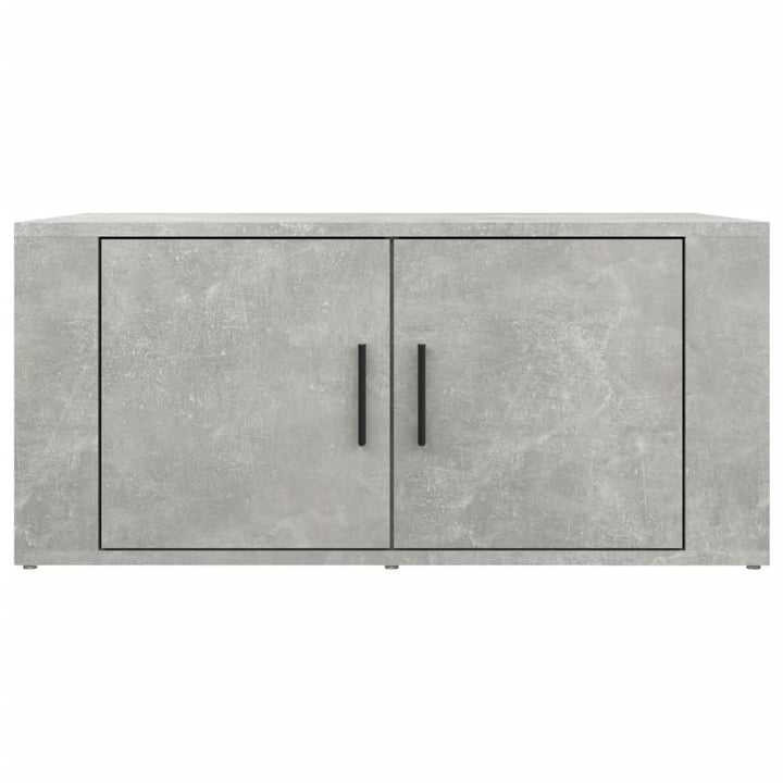 sofabord 80x50x36 cm konstrueret træ betongrå
