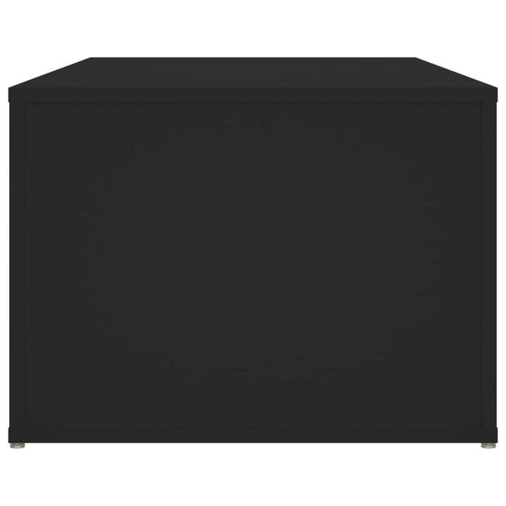 sofabord 100x50x36 cm konstrueret træ sort
