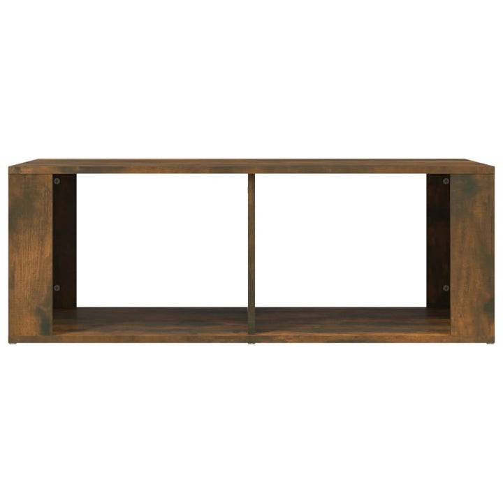 sofabord 100x50x36 cm konstrueret træ røget egetræsfarve