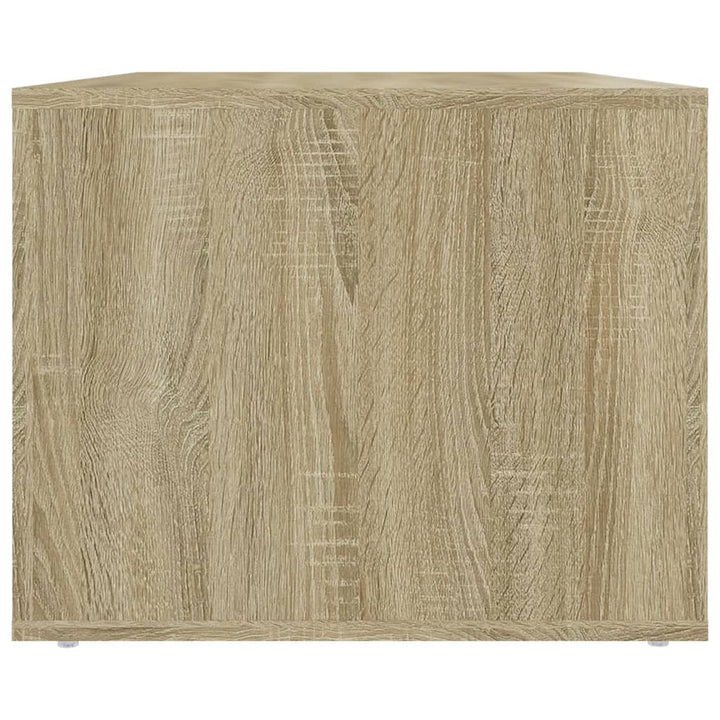 sofabord 80x50x40 cm konstrueret træ sonoma-eg