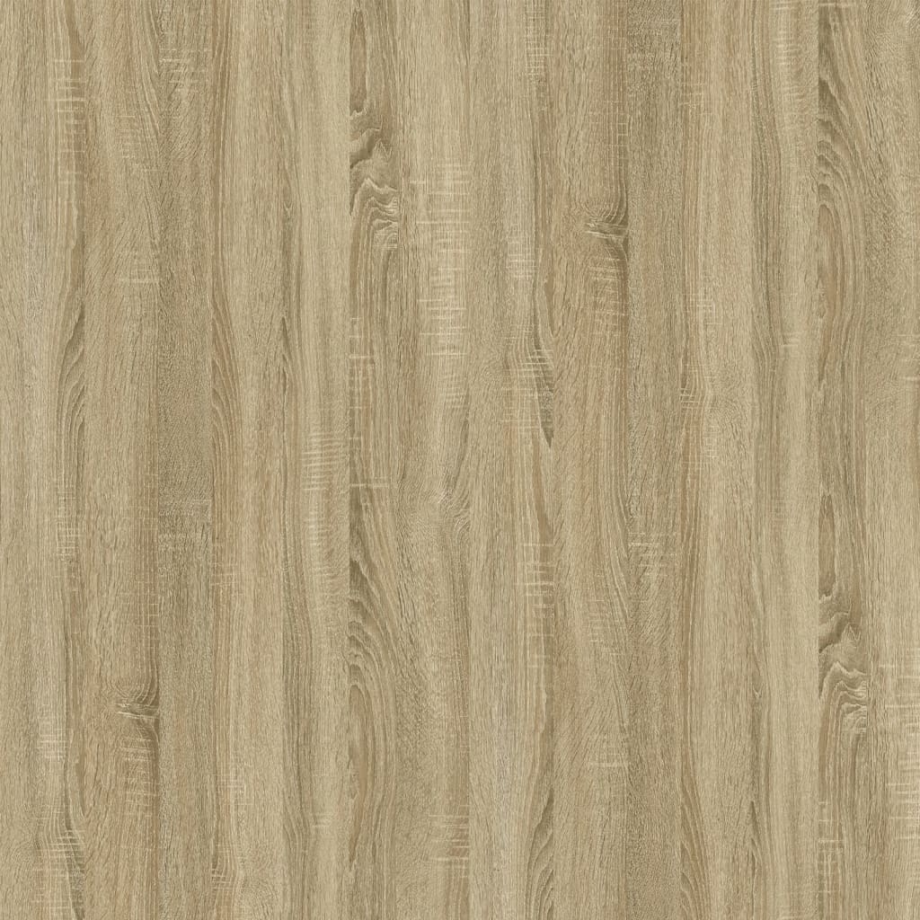 sofabord 80x50x40 cm konstrueret træ sonoma-eg