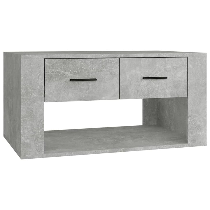 sofabord 80x50x40 cm konstrueret træ betongrå