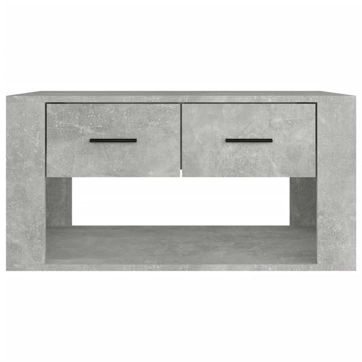 sofabord 80x50x40 cm konstrueret træ betongrå