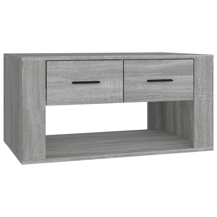 sofabord 80x50x40 cm konstrueret træ grå sonoma-eg