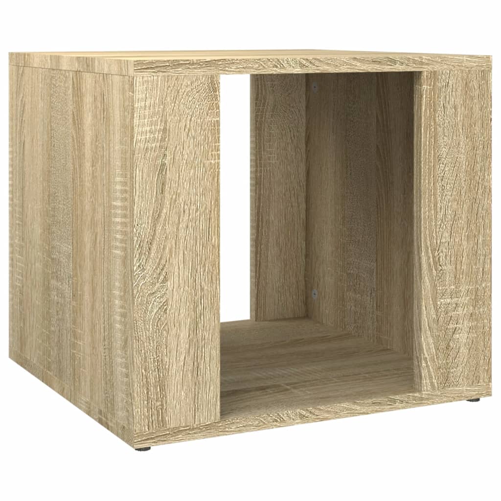 sengebord 41x40x36 cm konstrueret træ sonoma-eg