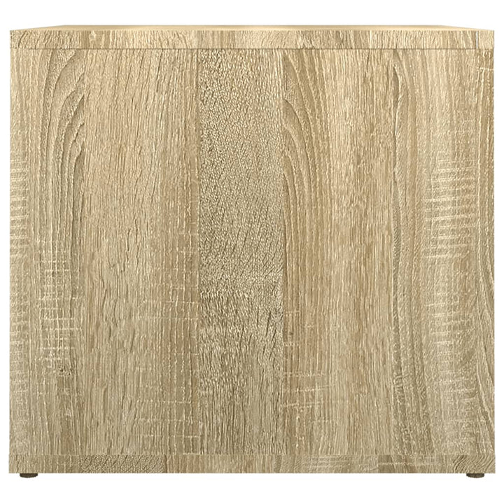 sengebord 41x40x36 cm konstrueret træ sonoma-eg