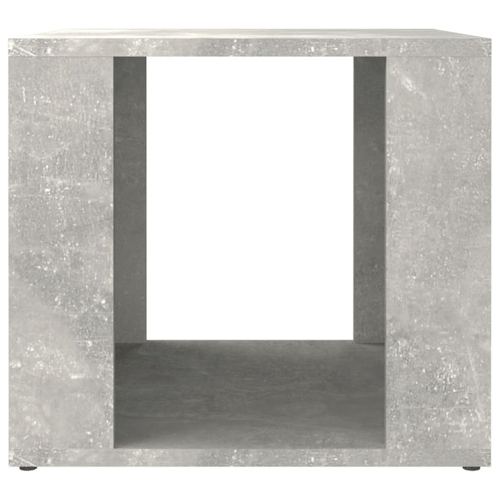 sengebord 41x40x36 cm konstrueret træ betongrå