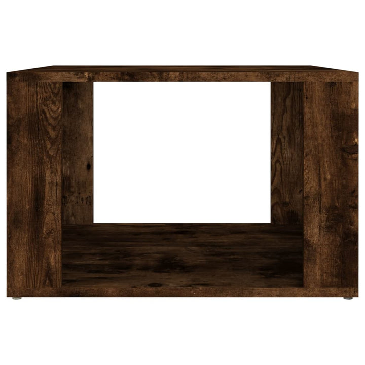 sengebord 57x55x36 cm konstrueret træ røget egetræsfarve