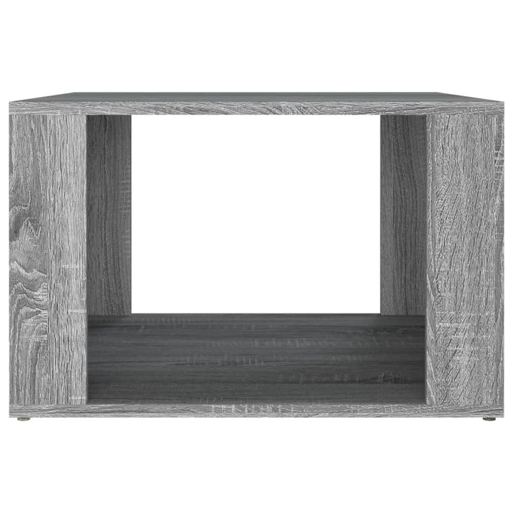 sengebord 57x55x36 cm konstrueret træ grå sonoma-eg