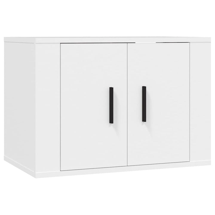 væghængt tv-skab 57x34,5x40 cm hvid