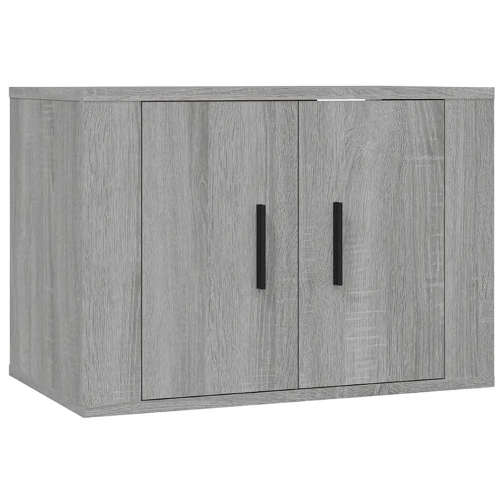 væghængt tv-skab 57x34,5x40 cm grå sonoma-eg