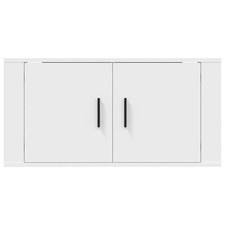 væghængt tv-skab 80x34,5x40 cm hvid