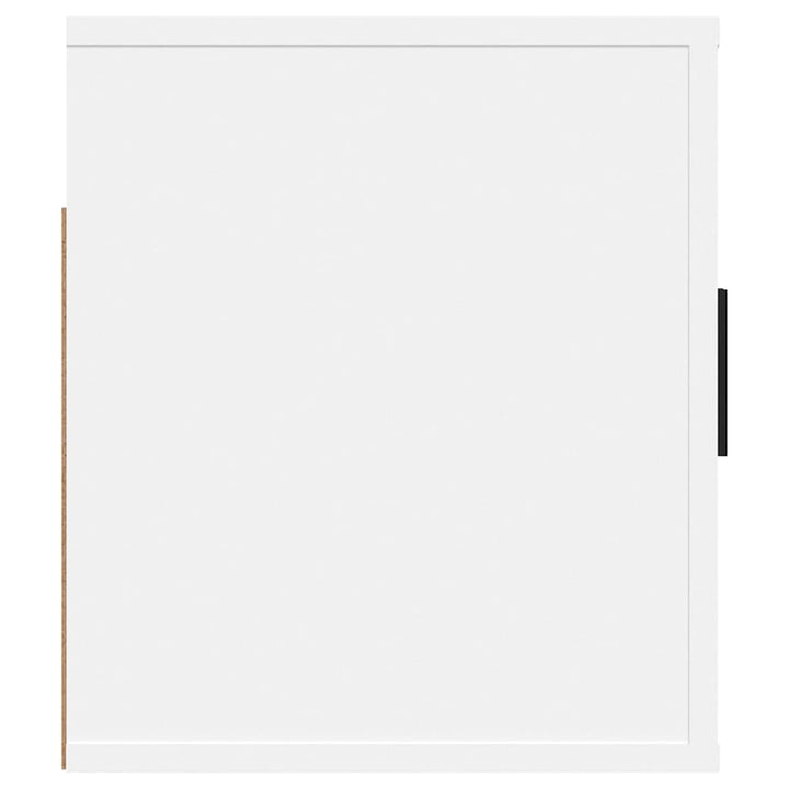 væghængt tv-skab 80x34,5x40 cm hvid