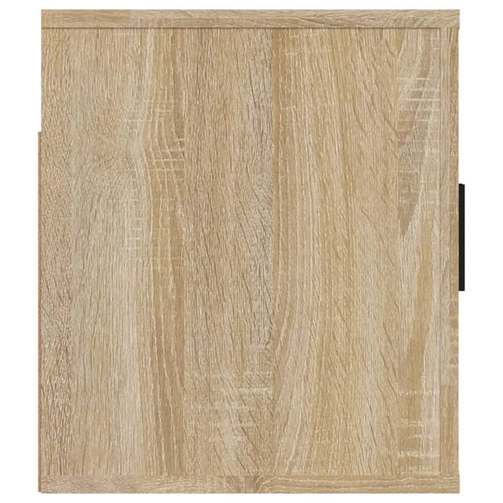 væghængt tv-skab 80x34,5x40 cm sonoma-eg