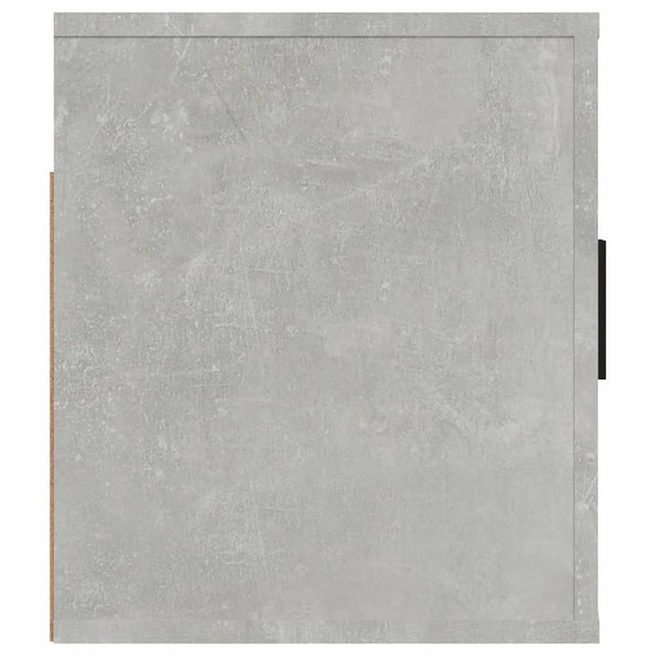 væghængt tv-skab 80x34,5x40 cm betongrå