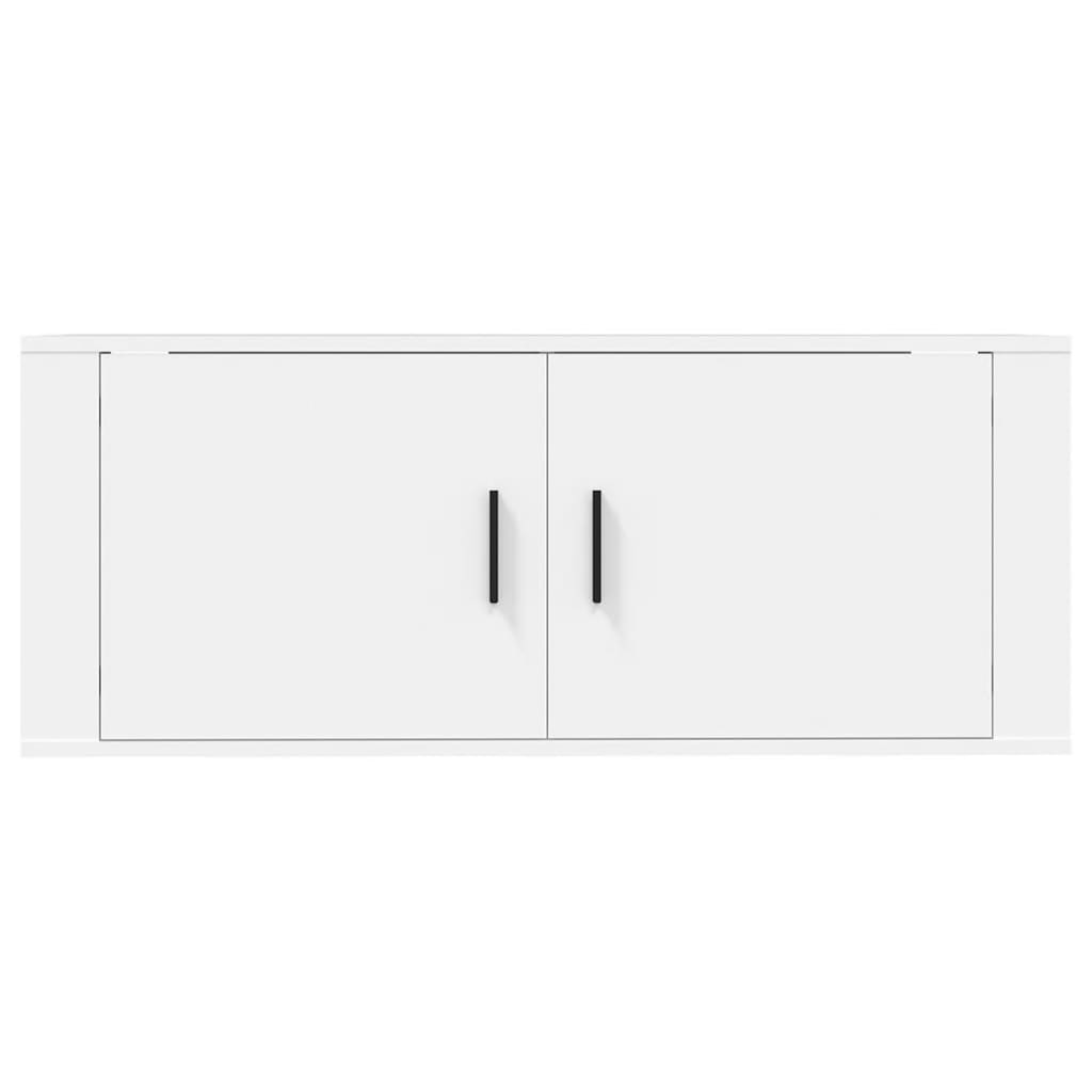 væghængt tv-skab 100x34,5x40 cm hvid