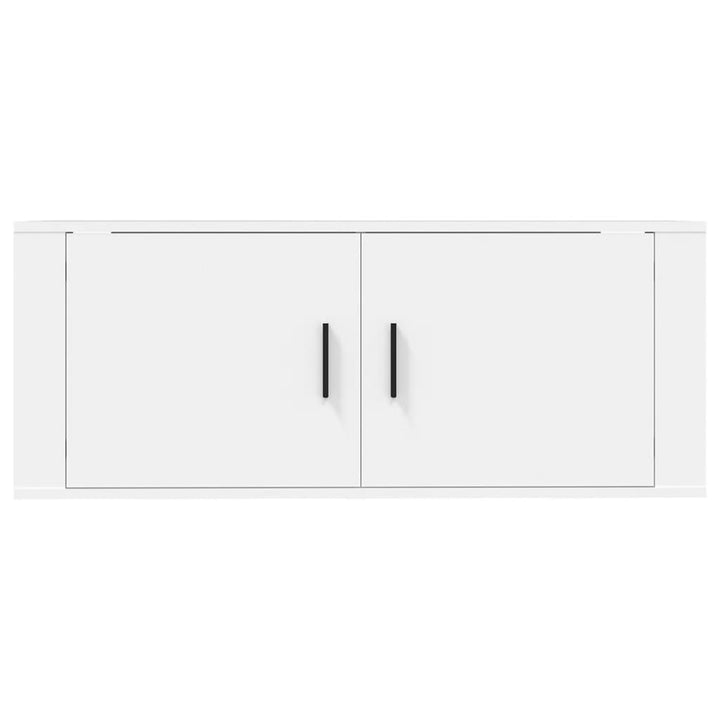væghængt tv-skab 100x34,5x40 cm hvid