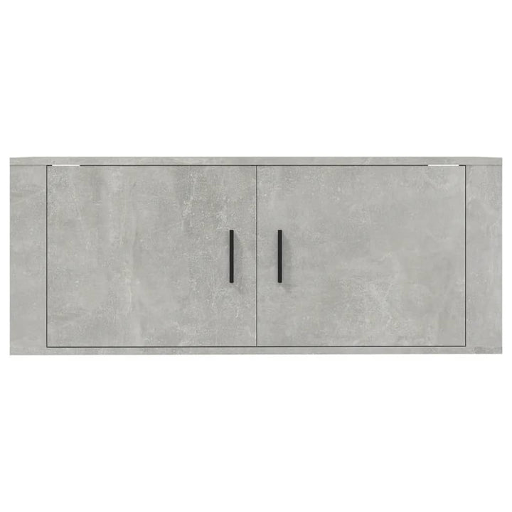 væghængt tv-skab 100x34,5x40 cm betongrå