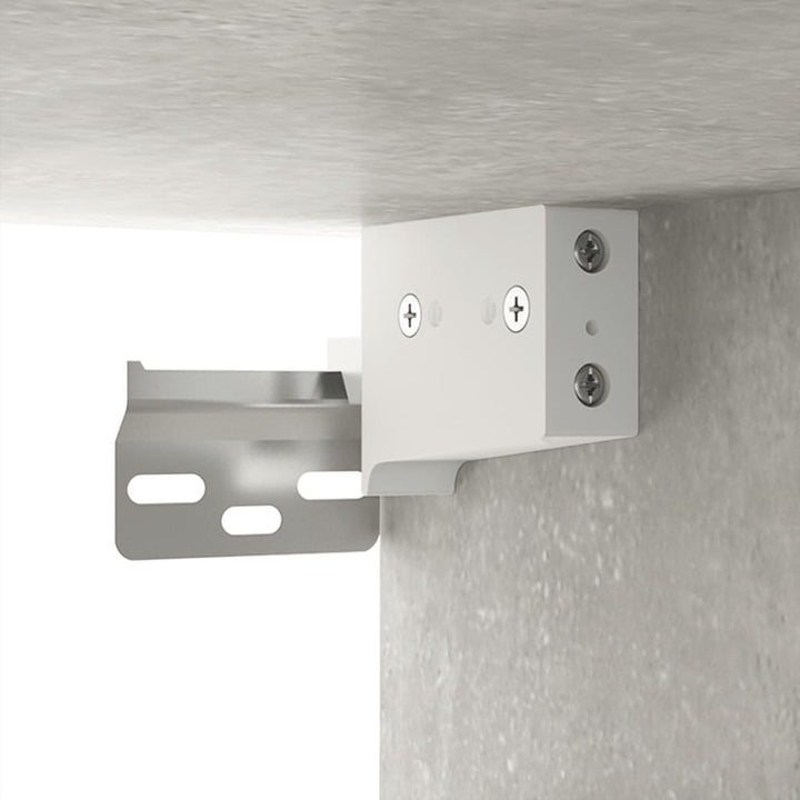 væghængt tv-skab 100x34,5x40 cm betongrå