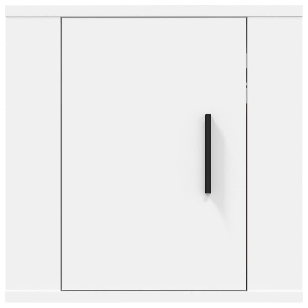 væghængt tv-skab 40x34,5x40 cm hvid