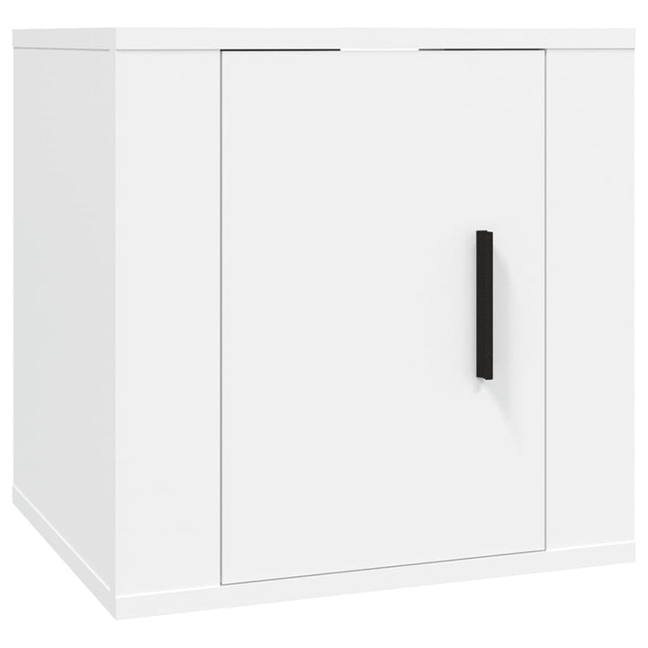 væghængte tv-skabe 2 stk. 40x34,5x40 cm hvid
