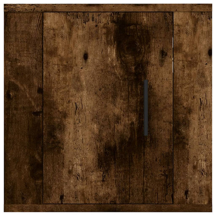 væghængte tv-skabe 2 stk. 40x34,5x40 cm røget egetræ