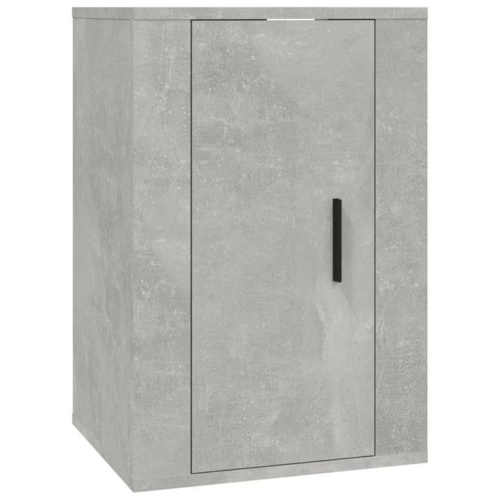 væghængt tv-skab 40x34,5x60 cm betongrå