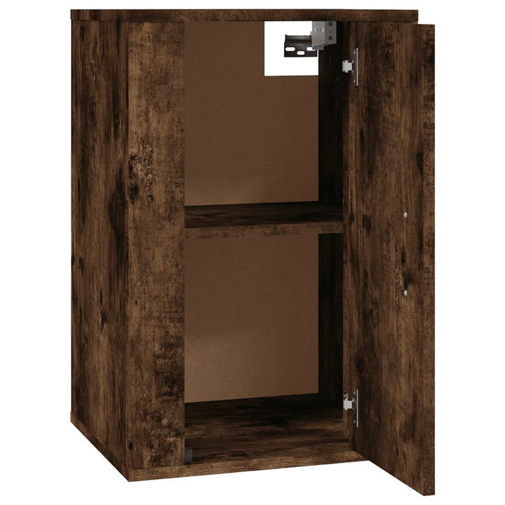 væghængt tv-skab 40x34,5x60 cm røget egetræsfarve