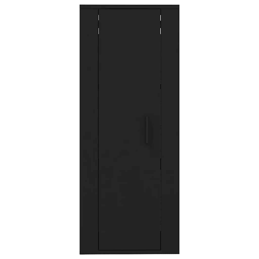 væghængt tv-skab 40x34,5x100 cm sort