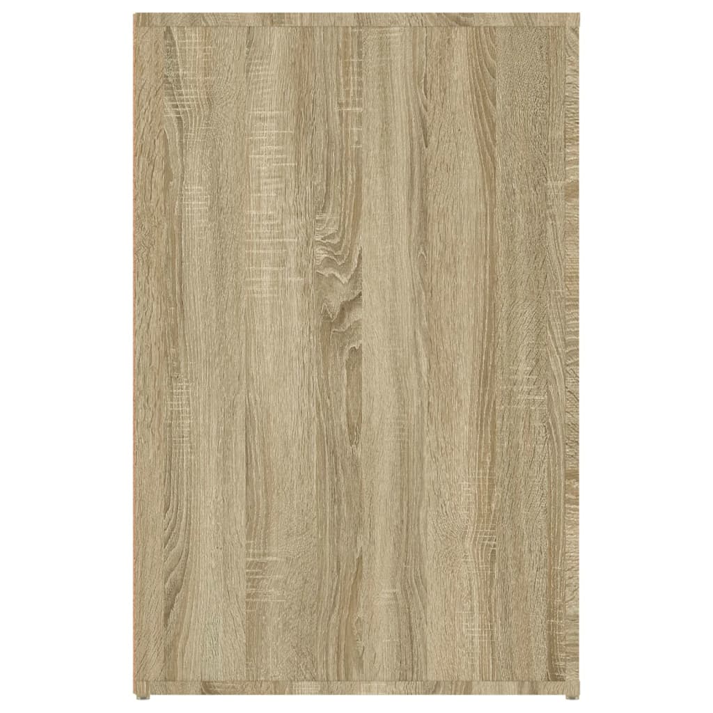 skrivebord 100x49x75 cm konstrueret træ sonoma-eg