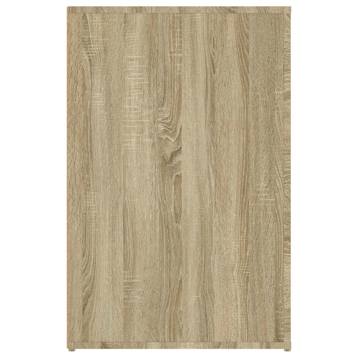 skrivebord 100x49x75 cm konstrueret træ sonoma-eg
