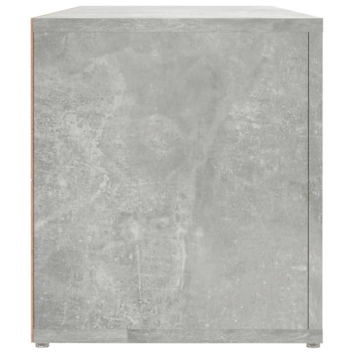 tv-bord 100x31,5x35 cm konstrueret træ betongrå
