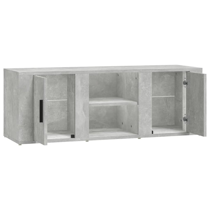 tv-bord 100x31,5x35 cm konstrueret træ betongrå