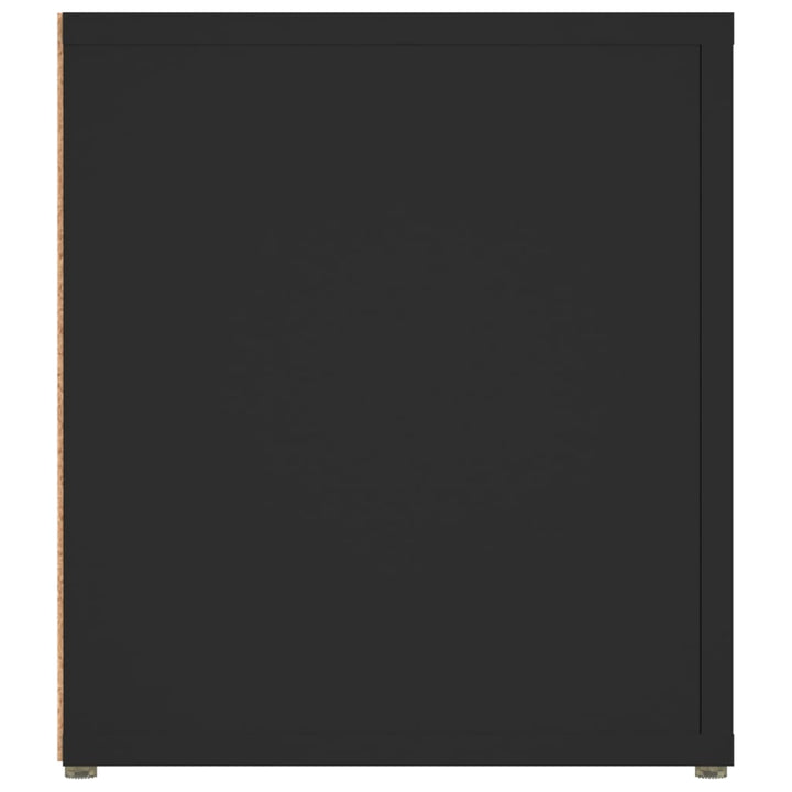 tv-borde 2 stk. 80x31,5x36 cm konstrueret træ sort