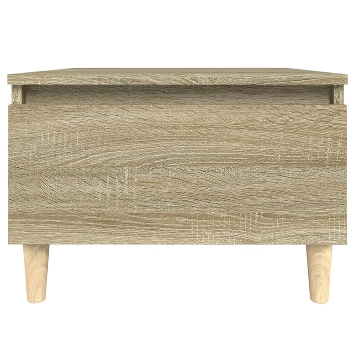sidebord 50x46x35 cm konstrueret træ sonoma-eg