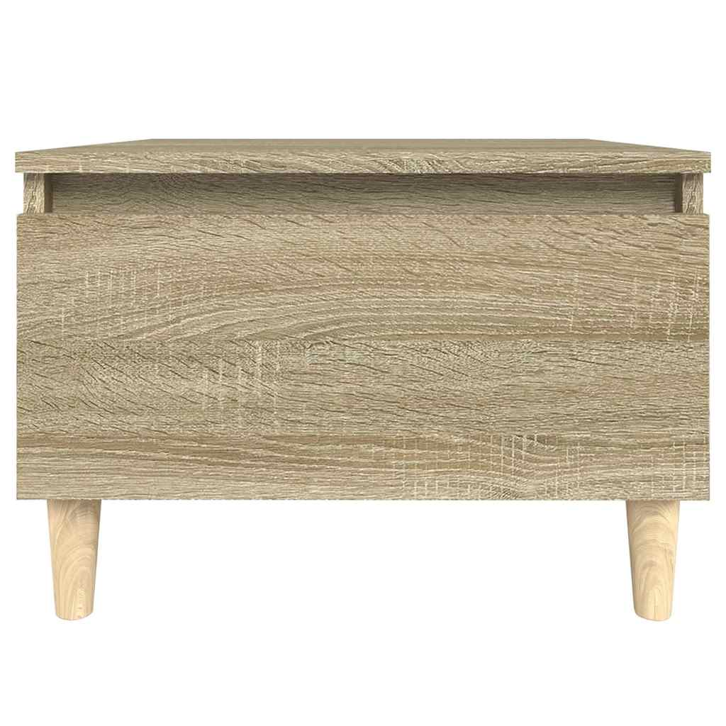 sideborde 2 stk. 50x46x35 cm konstrueret træ sonoma-eg