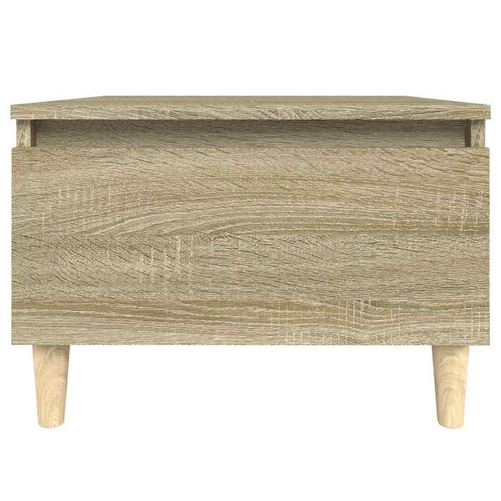 sideborde 2 stk. 50x46x35 cm konstrueret træ sonoma-eg