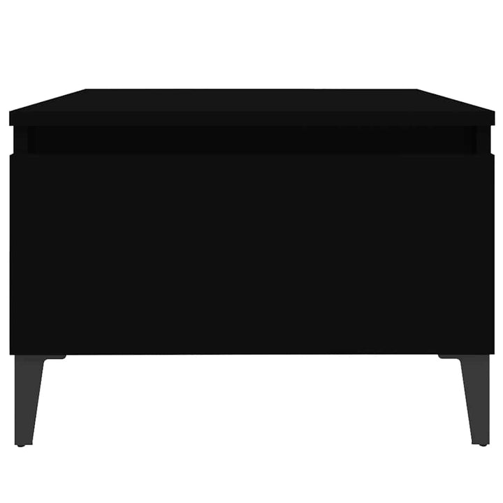 sidebord 50x46x35 cm konstrueret træ sort