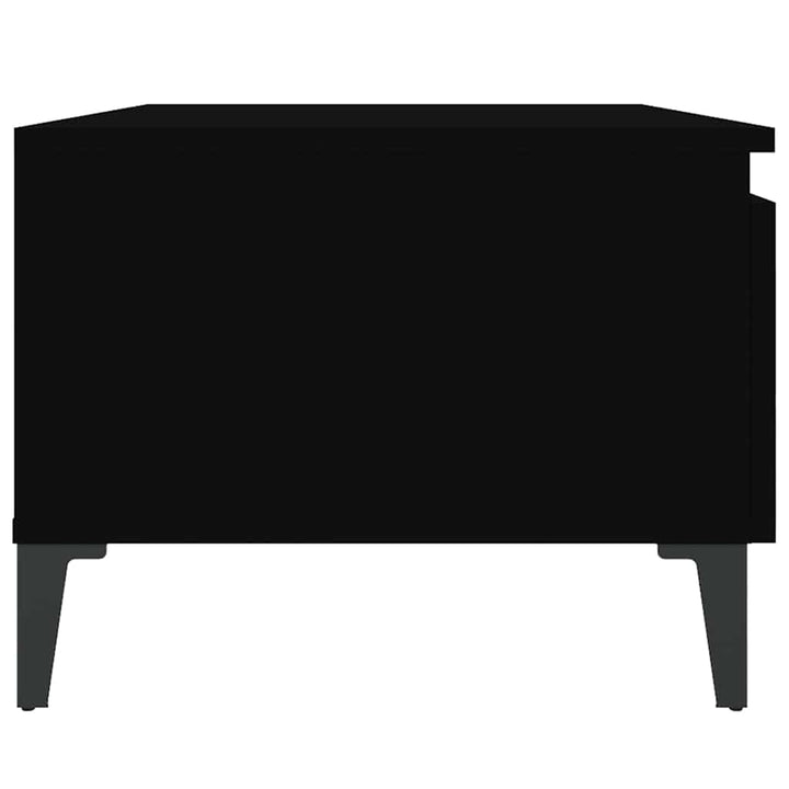 sidebord 50x46x35 cm konstrueret træ sort